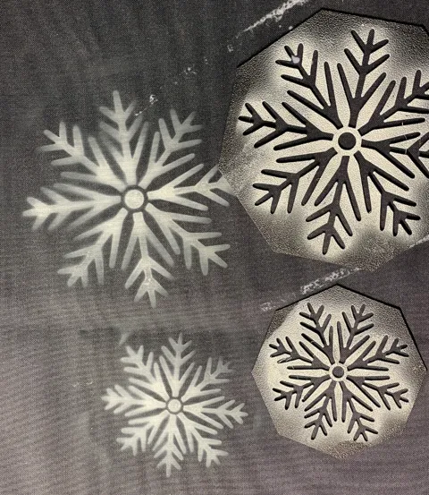 Snowflake stencil
