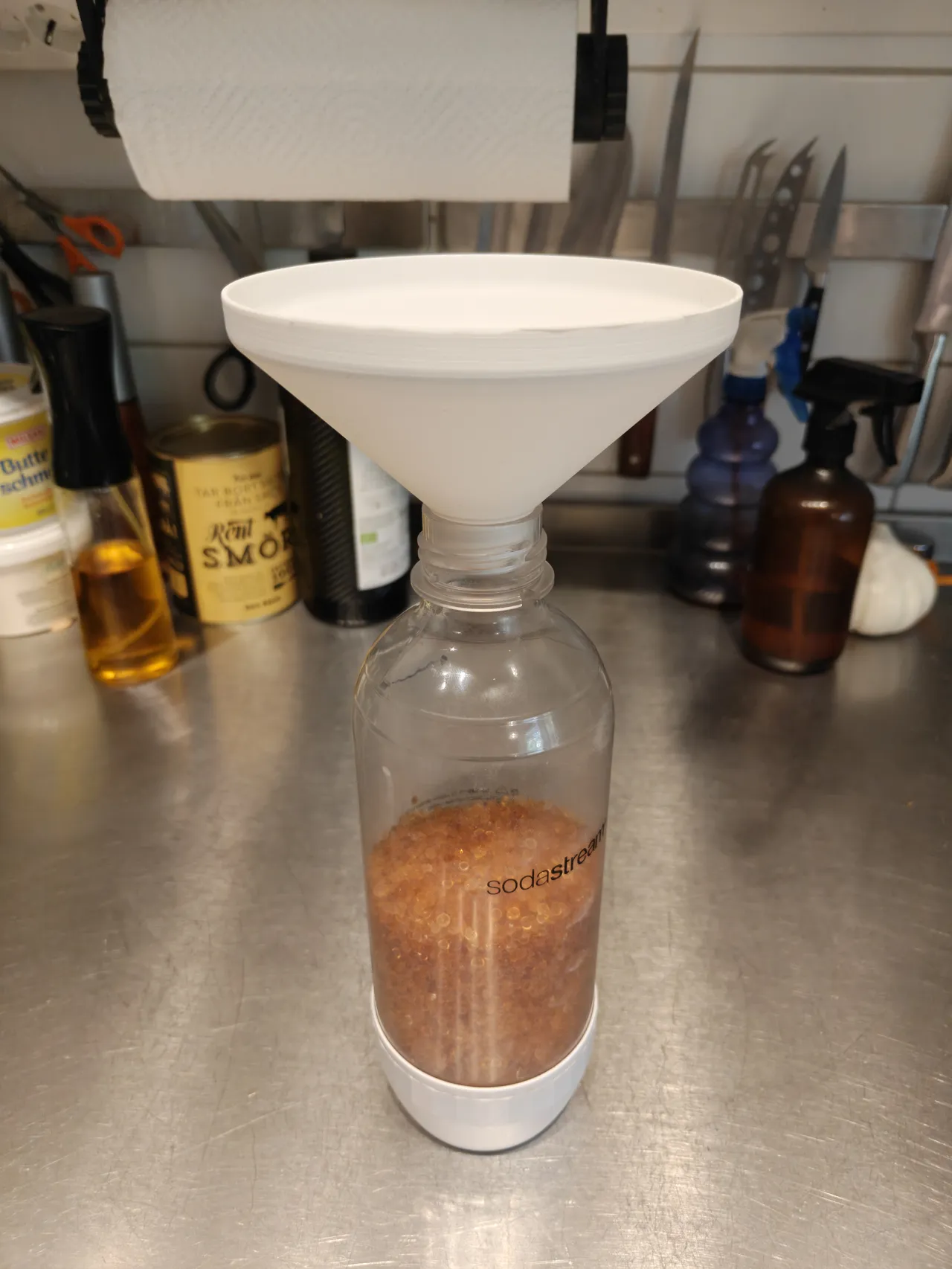 Wide funnel for sodastream bottle view 2