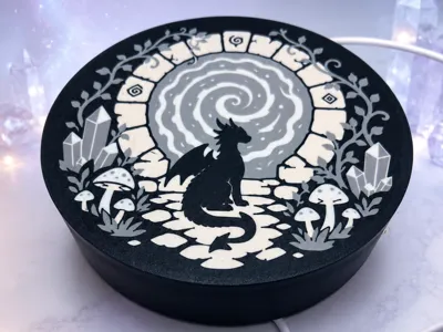 Mystical Dragon Portal Lightbox