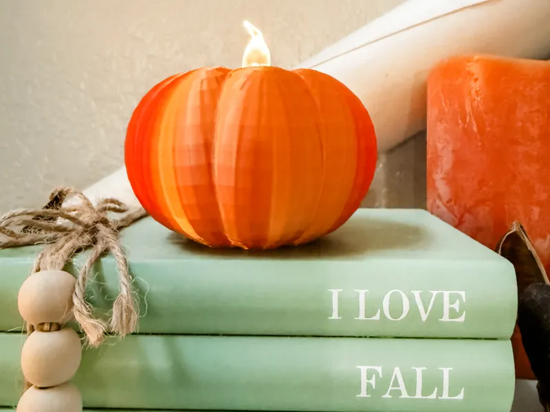 Pumpkin Candle Holder
