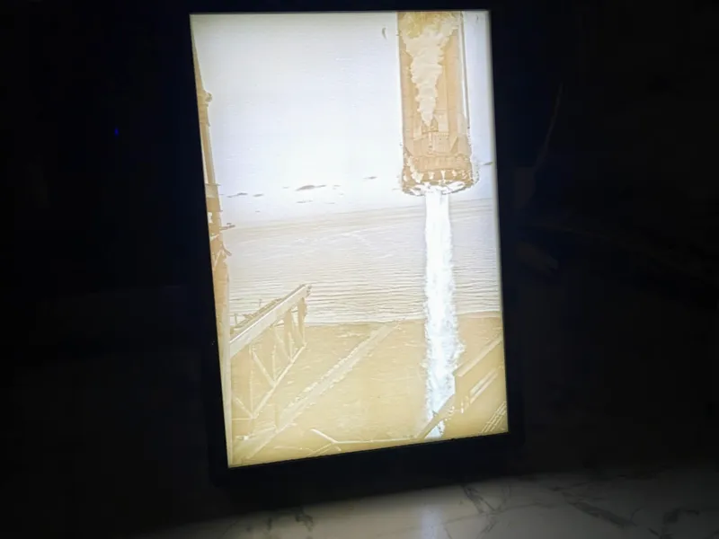 SpaceX super heavy booster catch Lithophane
