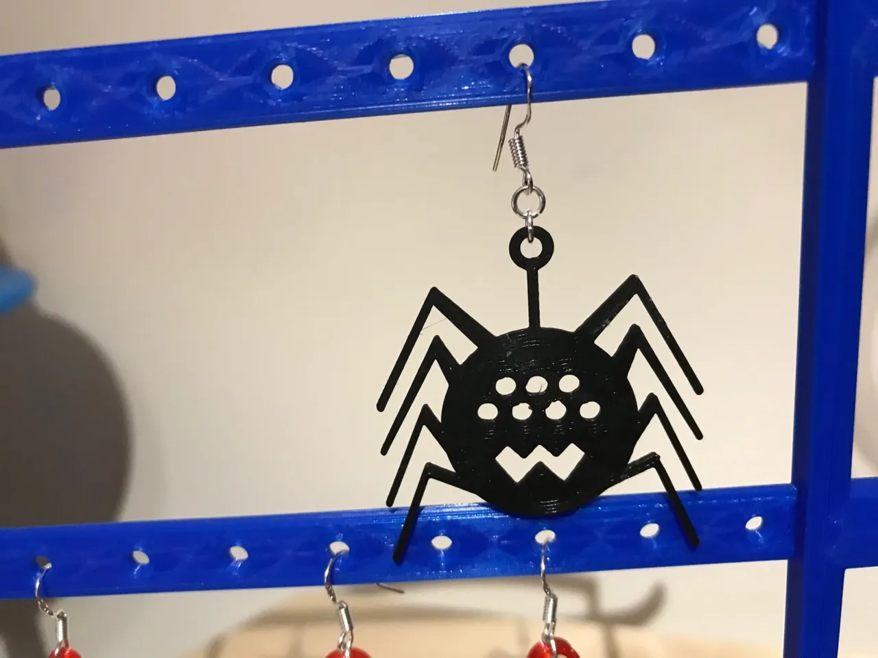 Halloween fun Earrings Jewellery Web Bat Spider view 4