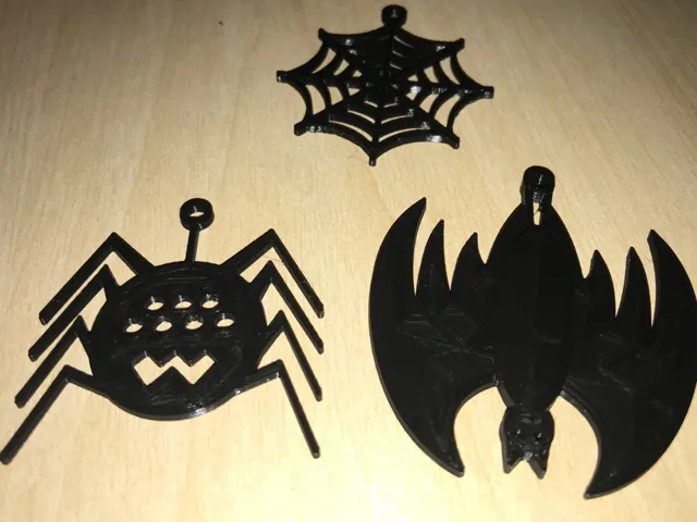 Halloween fun Earrings Jewellery Web Bat Spider