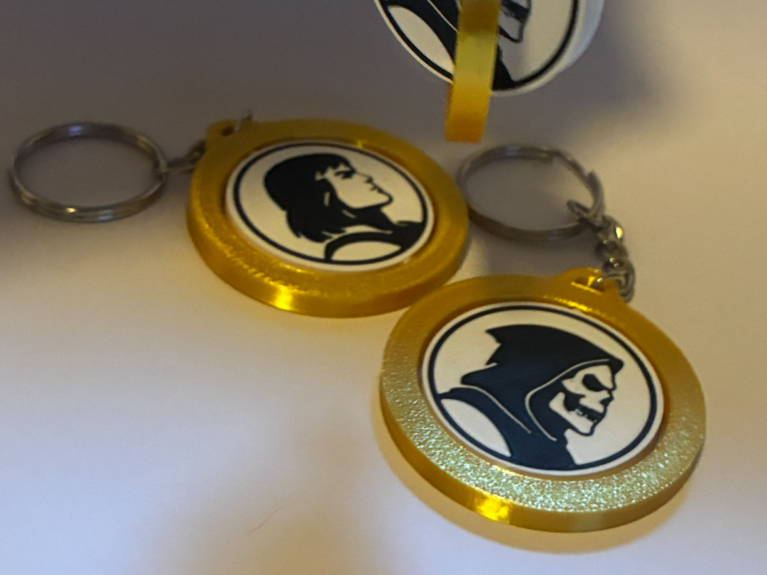 Llavero Giratorio Personalizable V1 Print-in-Place