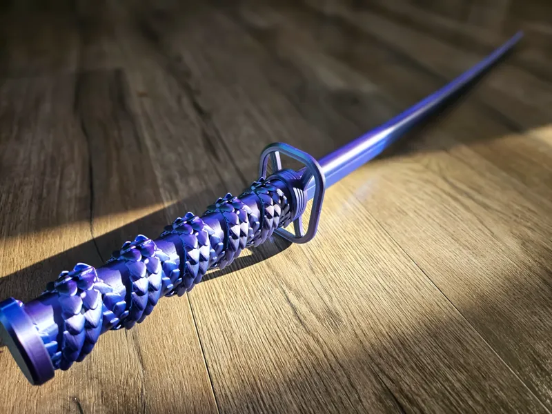 Long Dragonite Katana (Print-in-Place)