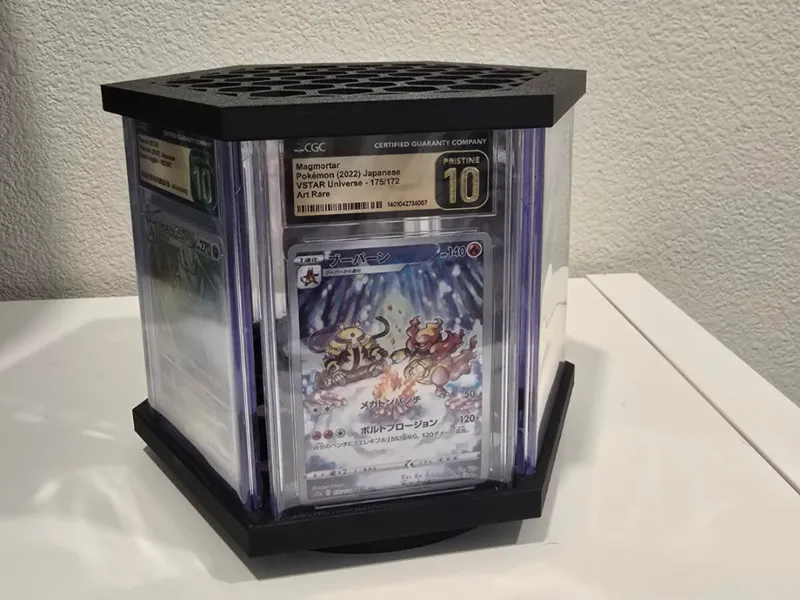 CGC Slab Rotating Display