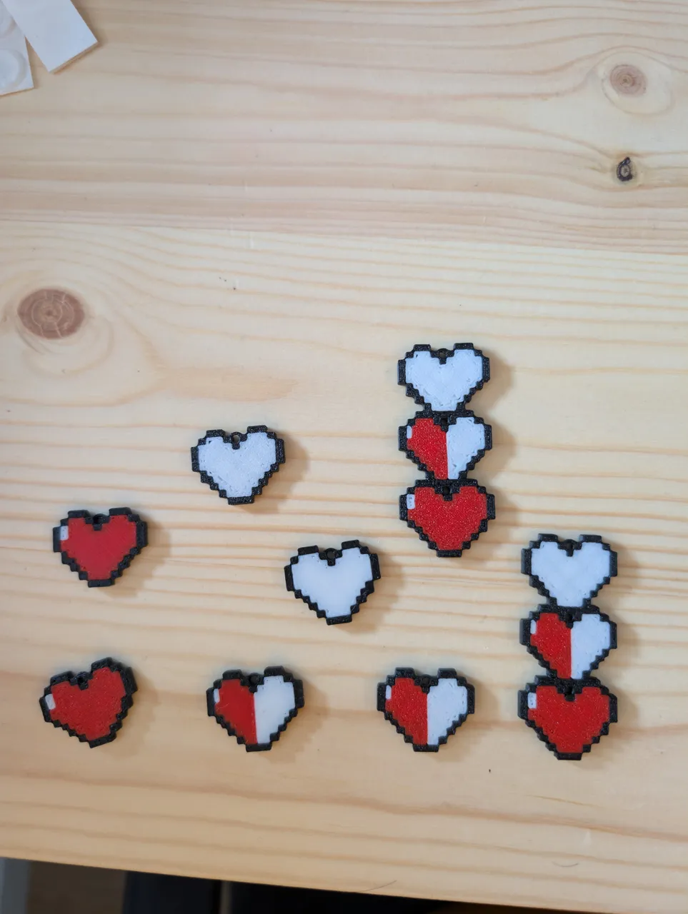 Pendientes corazón pixel The Legend of Zelda view 4