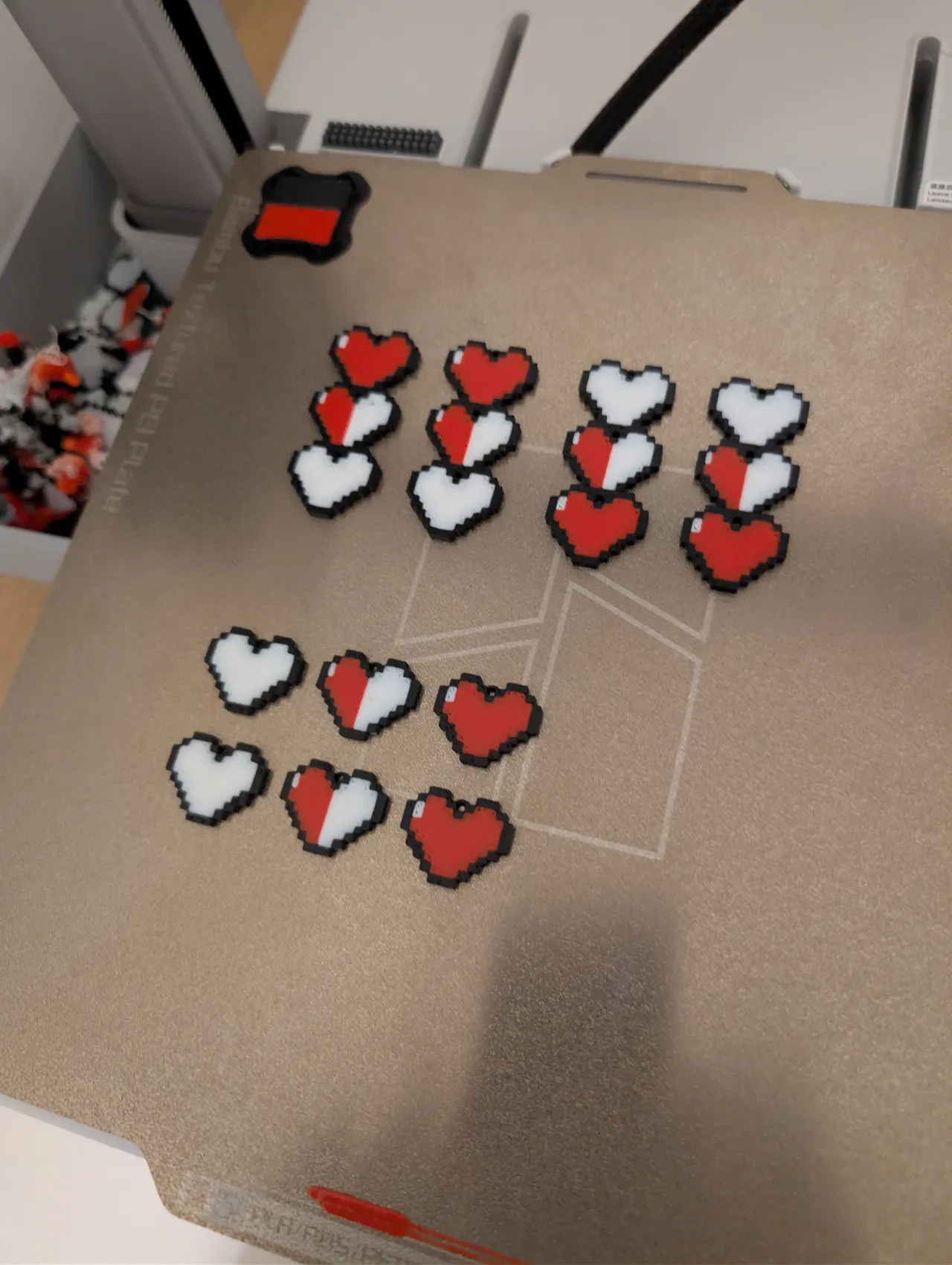 Pendientes corazón pixel The Legend of Zelda view 3