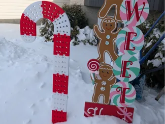 3 Foot LED Candy Cane - 150 Pixels