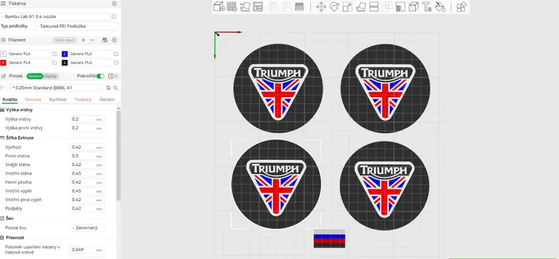 Triumph coasters