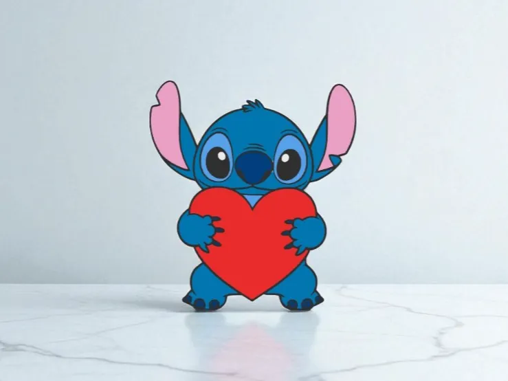 Stitch Cuore 2D