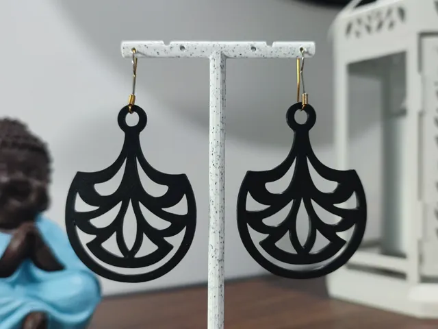 Aretes Abanico de Palma