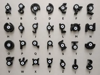 28 Unown Pokémon Fridge Magnet Set [No AMS]