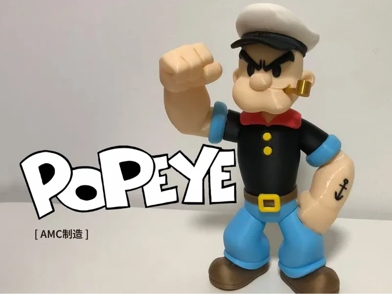 popeye-大力水手-分色拆件