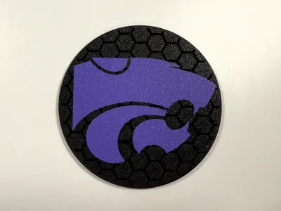 Kansas State Wildcats Hex Coaster