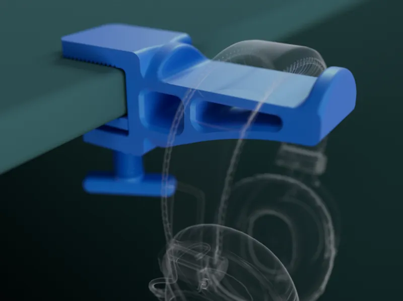 Headphone holder - Clamp style