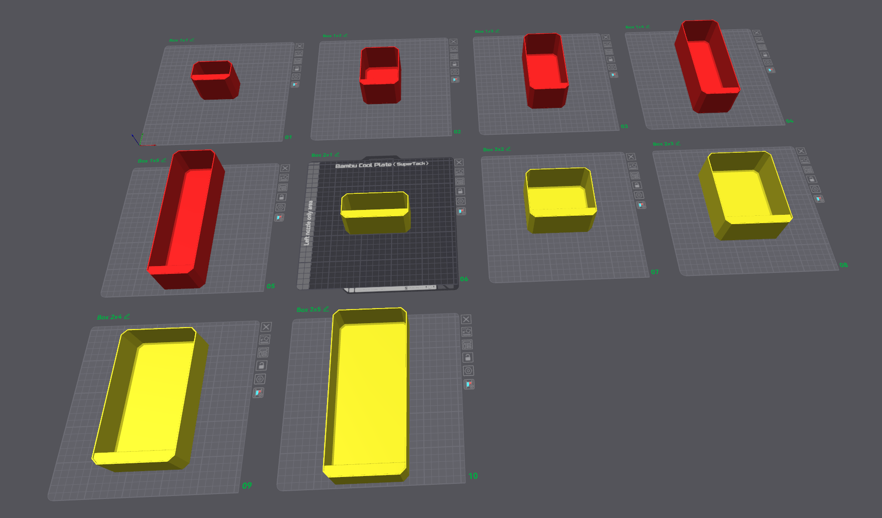 Miniatura 2 do modelo 3D Qbrick Pro Compartments