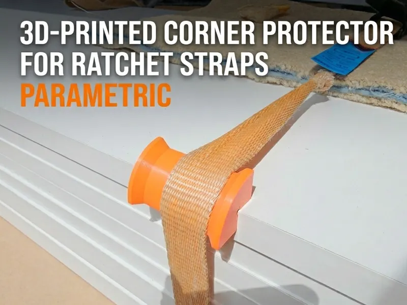 Parametric Ratchet Strap Corner Protector