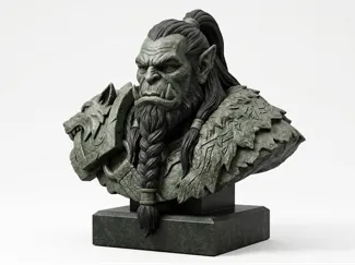 Thrall statue - World of Warcraft