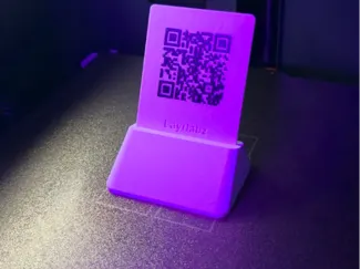 Ultimate Rick Roll QR Card with Stand (AMS Ready)