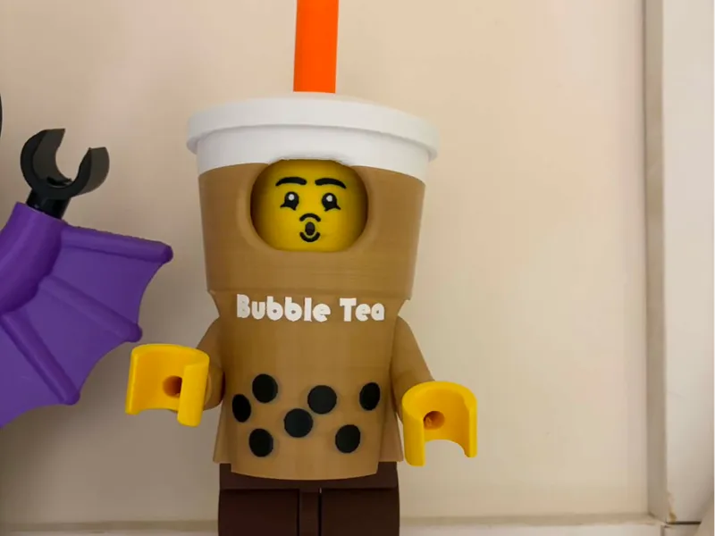 500% 積木 人偶 珍珠奶茶人 Bubble Tea