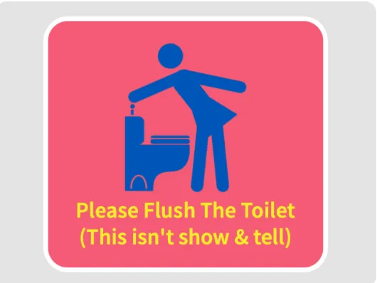 Toilet Sign