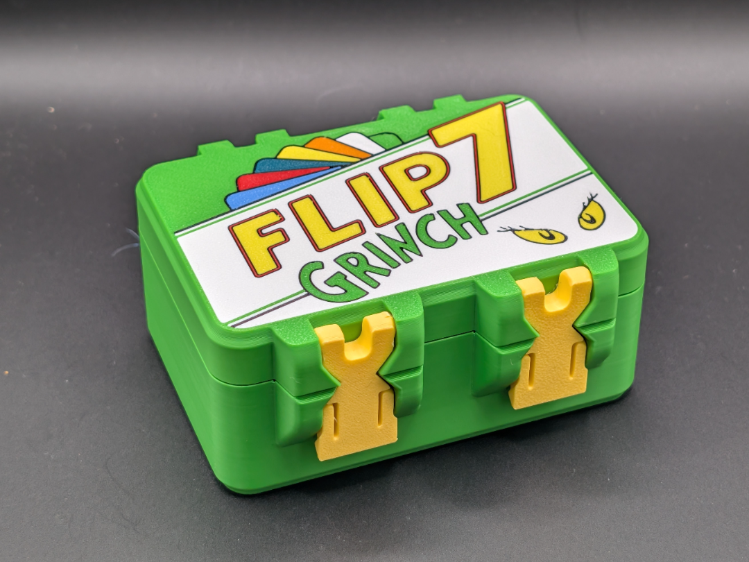 Flip 7 Grinch Edition Card Box - SnapLock
