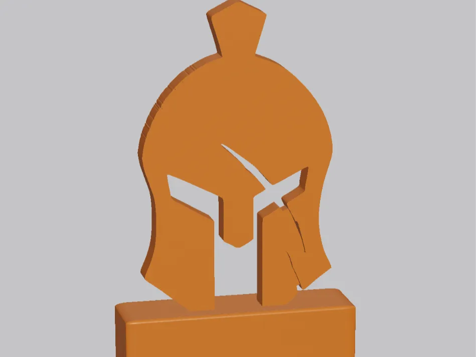 Trophée Spartiate personnalisable