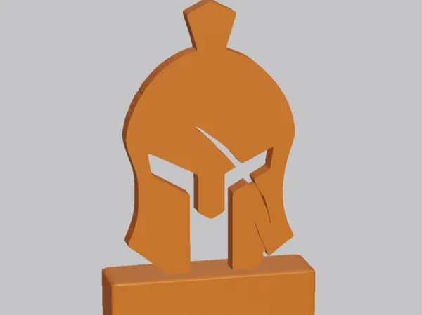 Trophée Spartiate personnalisable