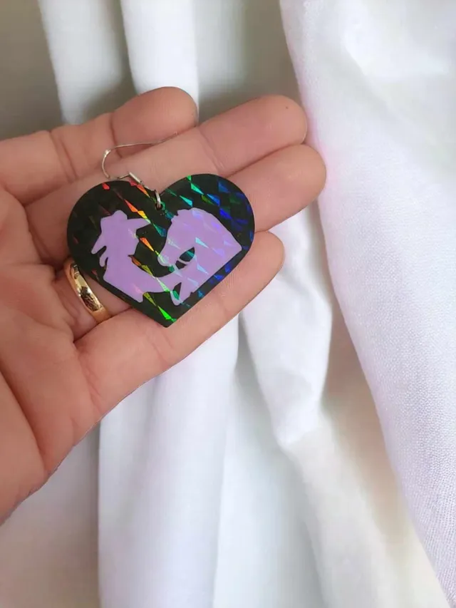 Horse Heart Earrings