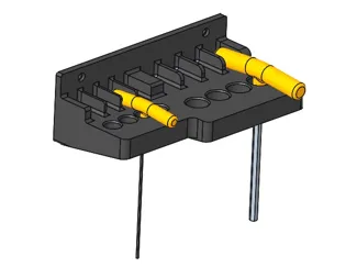 T Handle Wrench Organizer for Peg Board