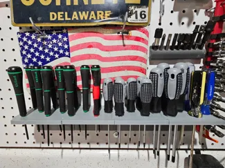 Pegboard Screwdriver Holder 