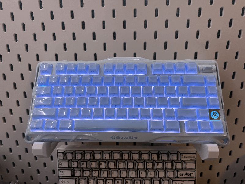 Skadis Pegboard Mount For Keyboard