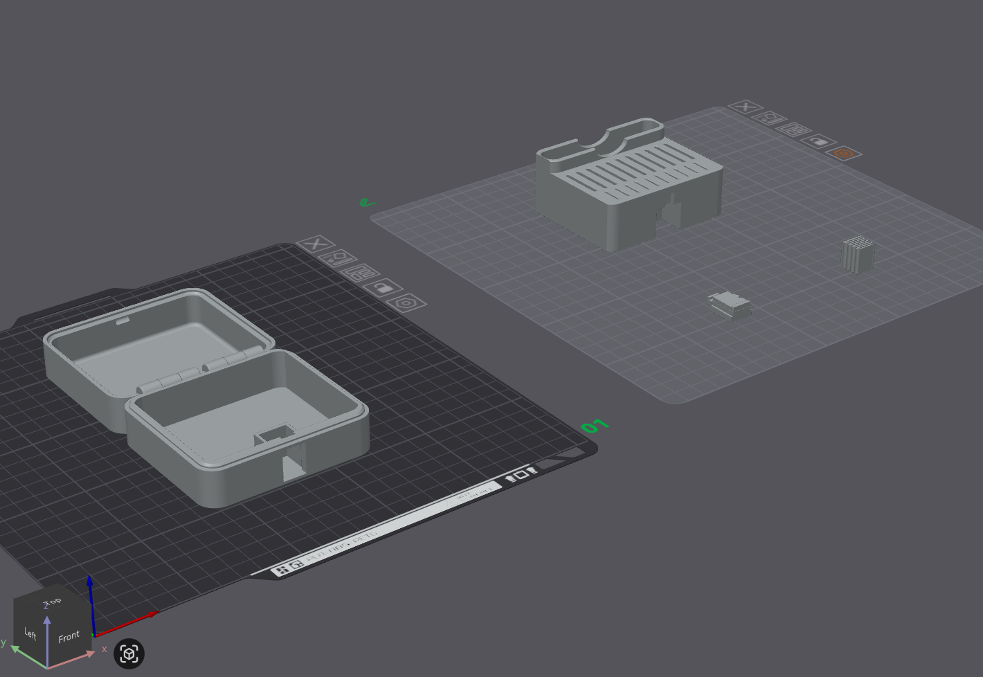 Miniatura 2 do modelo 3D SD / USB Storage Case