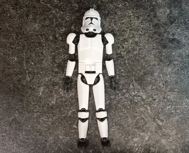 Articulated clone trooper