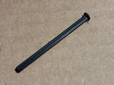 Pin with head for "Flying fan knife"