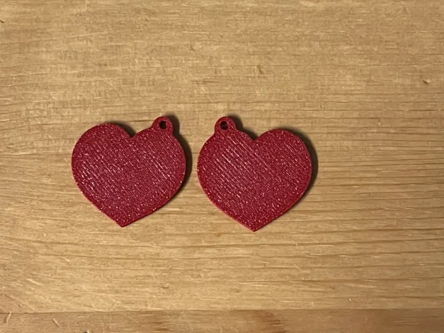 heart earrings