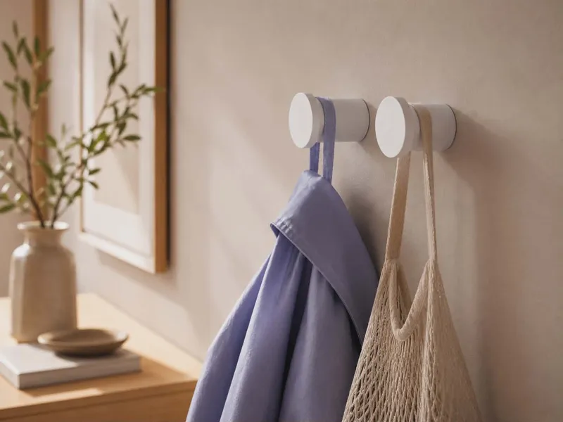 Clothes hook, hidden mounting