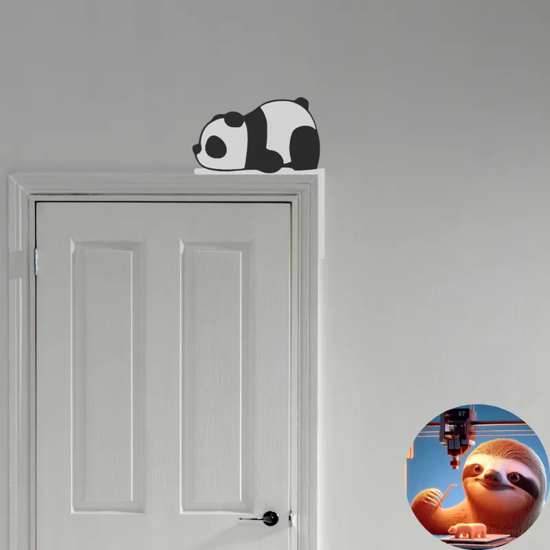 Door corner - SLEEPY PANDA