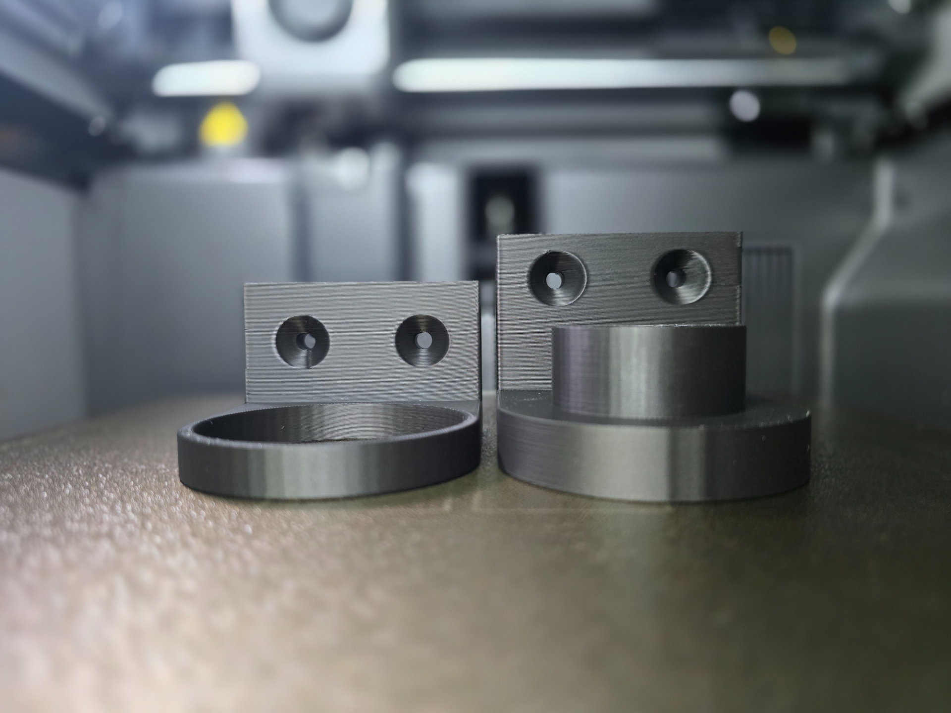 Funnel holder & waste collection mount for bottle