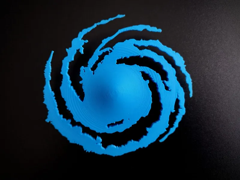 Milky Way Galaxy model in 3D relief
