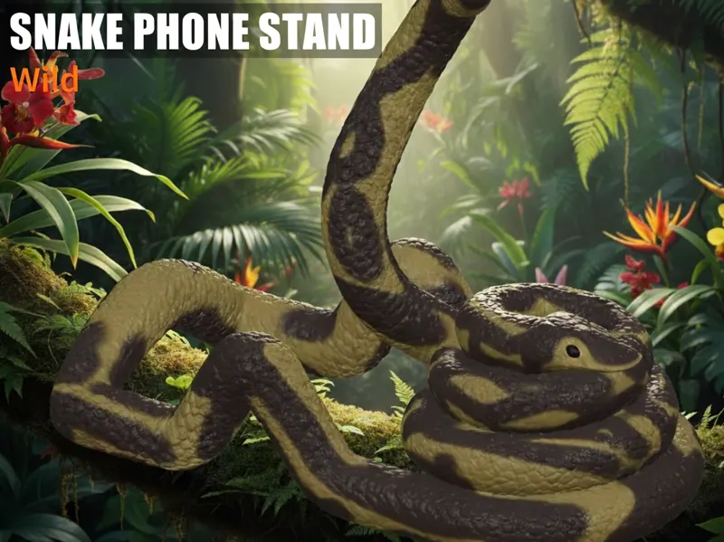 Snake phone stand