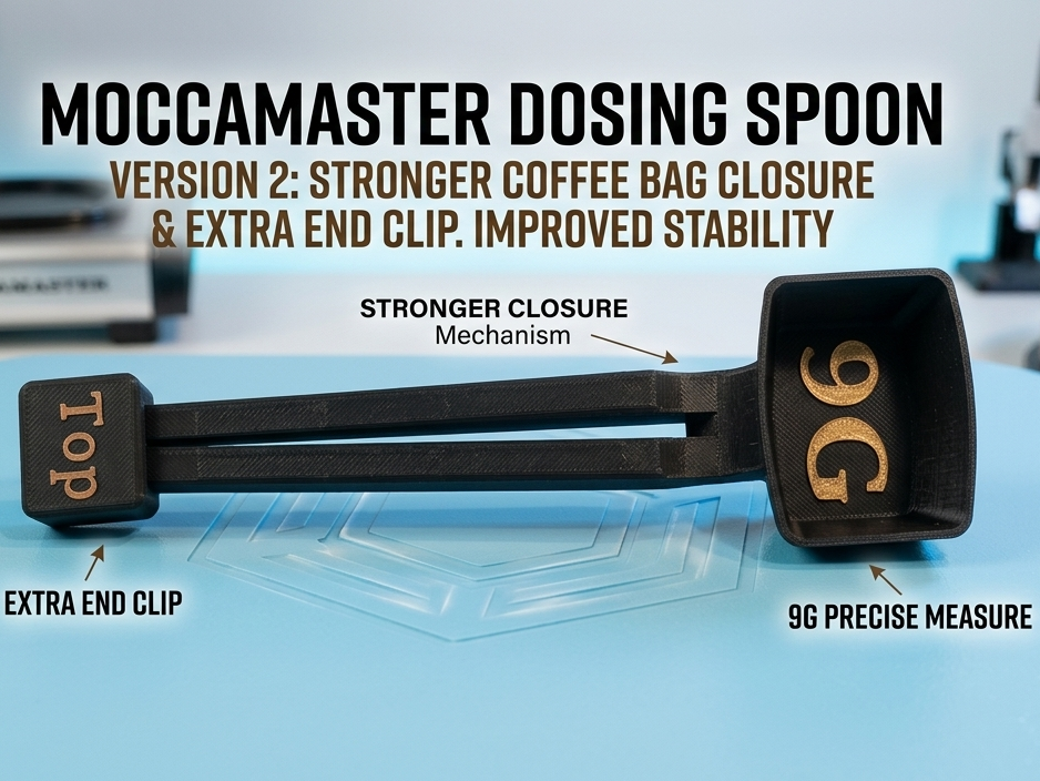 Moccamaster Coffee Scoop with Bag Clip