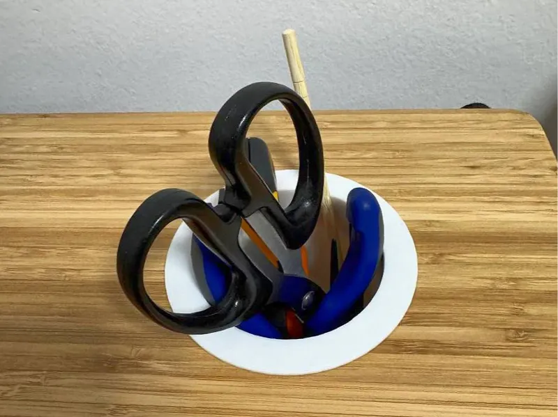 Desk Grommet Pencil Holder Insert (78.5mm) 