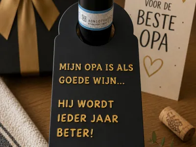 Wijnfleshanger voor Opa