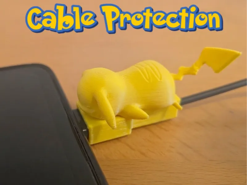 Pokemon Pikachu cable protector