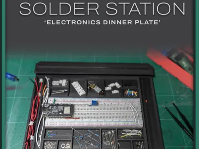 Solder Station - Electronics Dinner Plate
