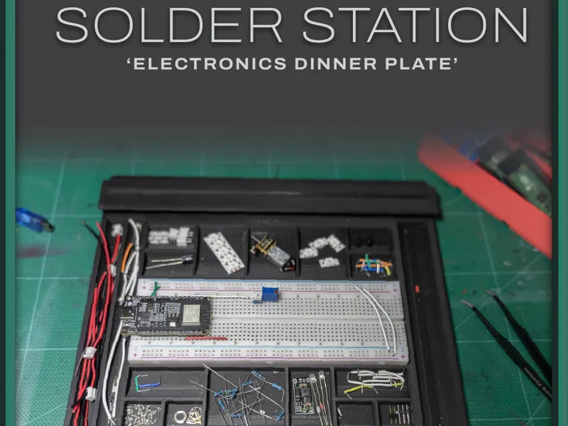 Solder Station - Electronics Dinner Plate