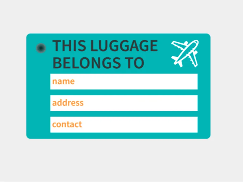 Custom Luggage Tags