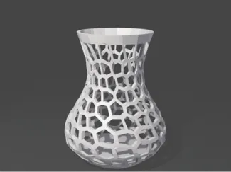 Twisted Voronoi Vase